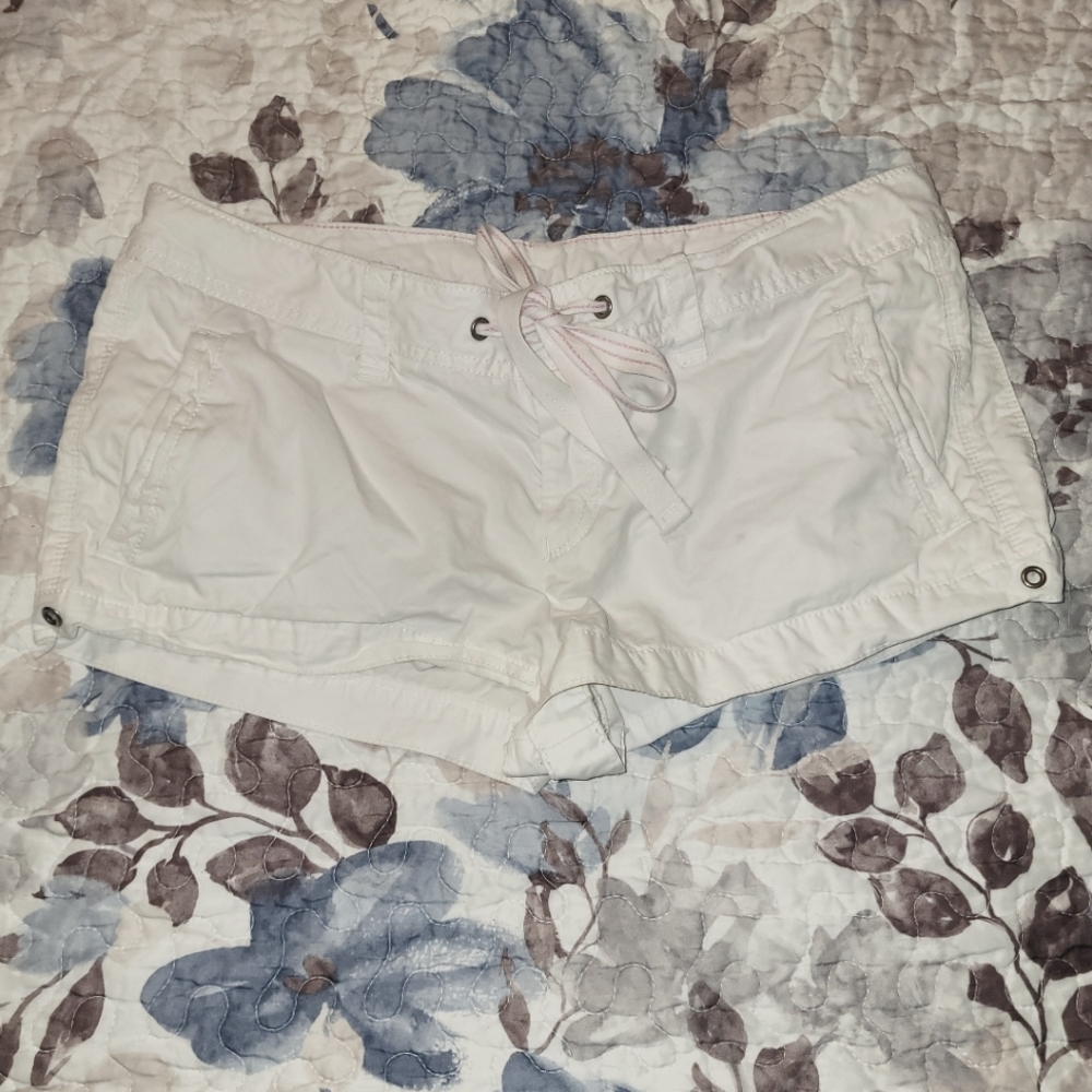 Pink: Victoria Secret White Shorts